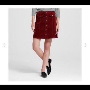 Mossimo Supply Co Conduroy Mini Skirt